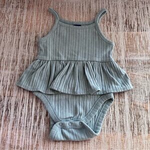 Sleeveless Peplum Bodysuit for Baby